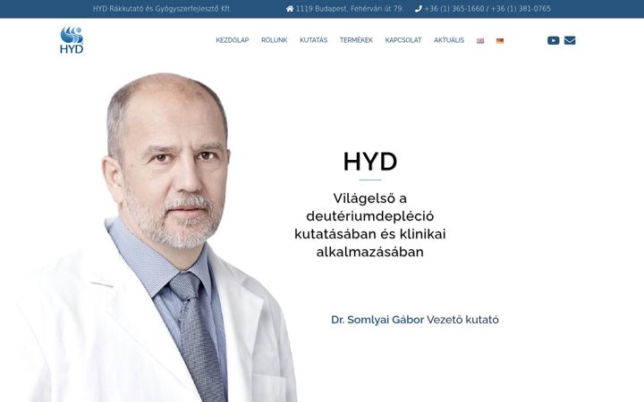 Screenshot of hyd.hu