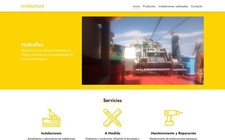Screenshot of hydraflex.org