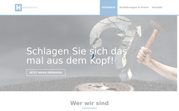 Screenshot ta' hydrakap.de