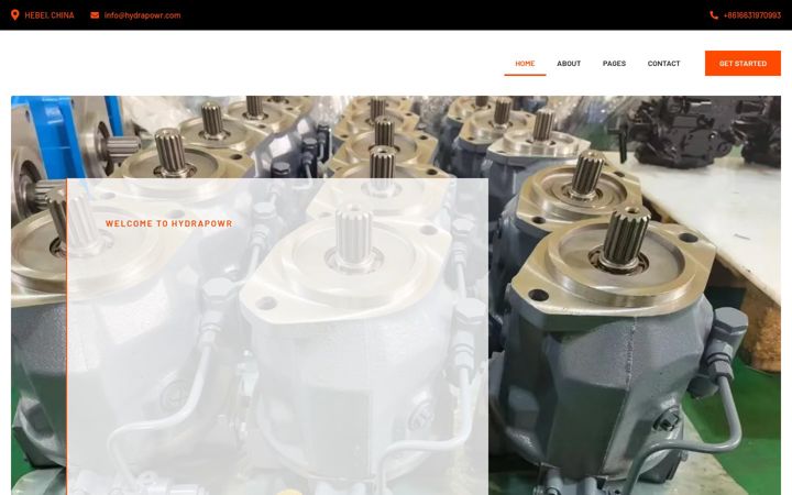 Screenshot of hydrapowr.com