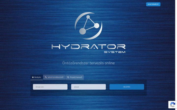 Screenshot of hydrator.hu