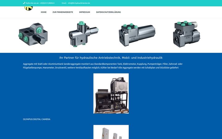 Screenshot of hydraulik-aggregat.de