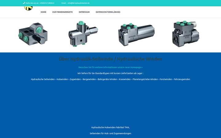 Screenshot of hydraulik-seilwinde.de