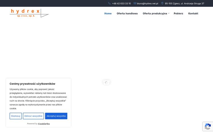 Screenshot of hydrex.net.pl