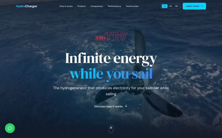 Screenshot of hydro-charger.com