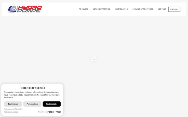 Screenshot of hydro-pompe.com