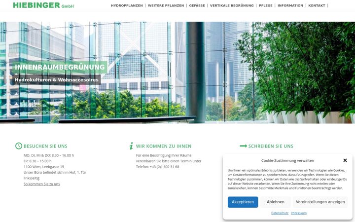 Screenshot of hydro4office.at