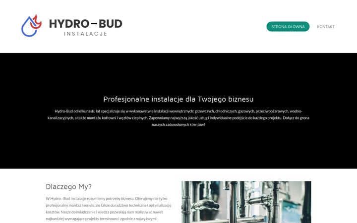 Screenshot of hydrobudinstalacje.pl
