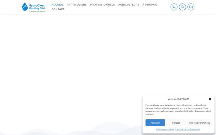 Screenshot of hydroclean-monthey.ch