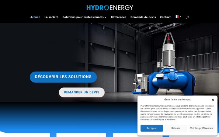 Screenshot of hydroenergy-pro.fr