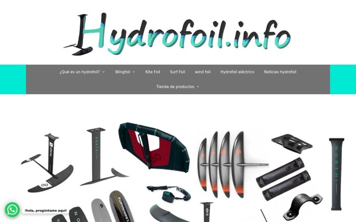 Screenshot of hydrofoil.info