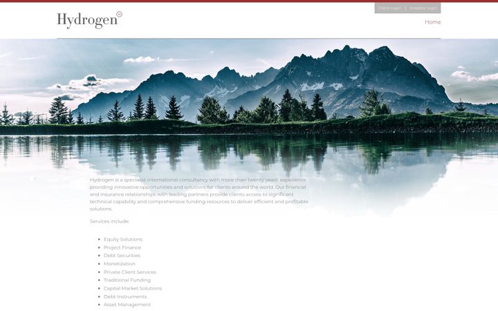 Screenshot of hydrogen-group.com