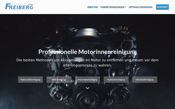 Screenshot of hydrogencarbon-motorreinigung.de