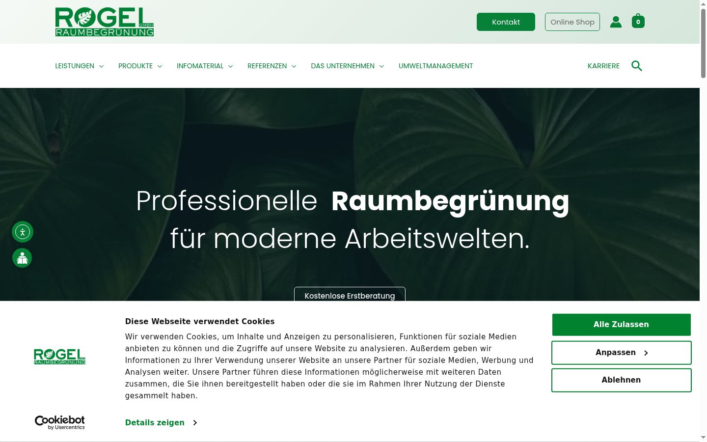 Screenshot tal-banner tal-kunsens muri qabel kwalunkwe interazzjoni