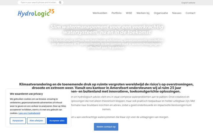 Screenshot of hydrologic.nl