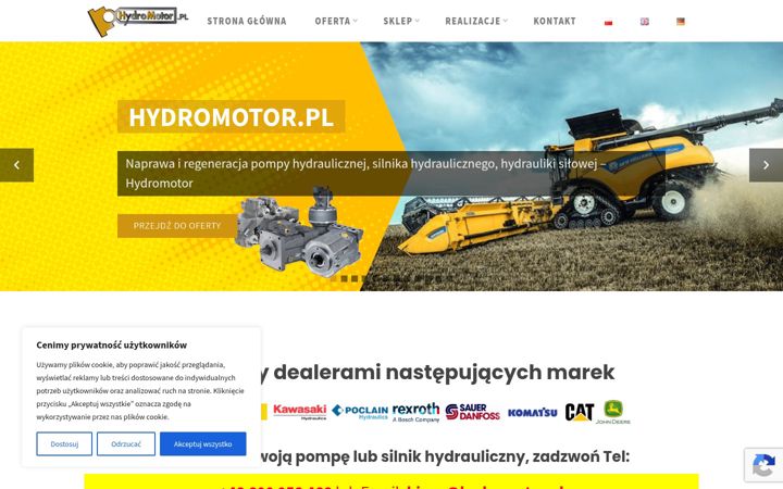 Screenshot of hydromotor.pl