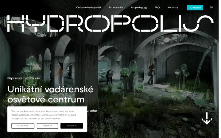 Screenshot of hydropolis.cz