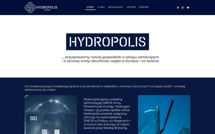 Screenshot of hydropolis.eu