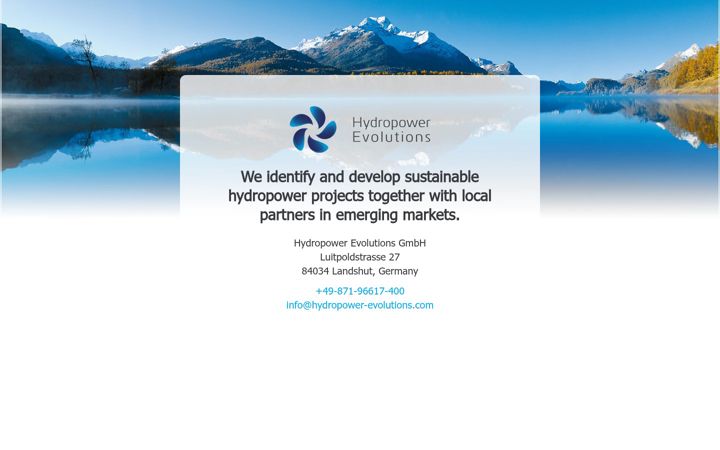 Screenshot of hydropower-evolutions.com