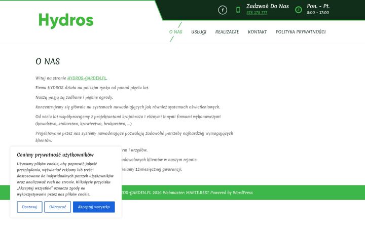 Screenshot of hydros-garden.pl