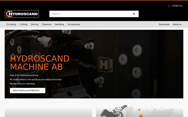 Screenshot of hydroscand-machine.com
