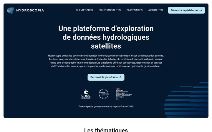 Screenshot of hydroscopia.fr