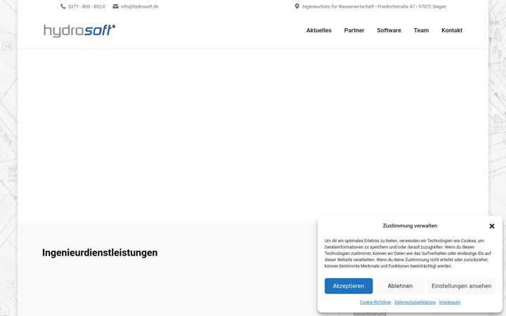 Screenshot of hydrosoft.de