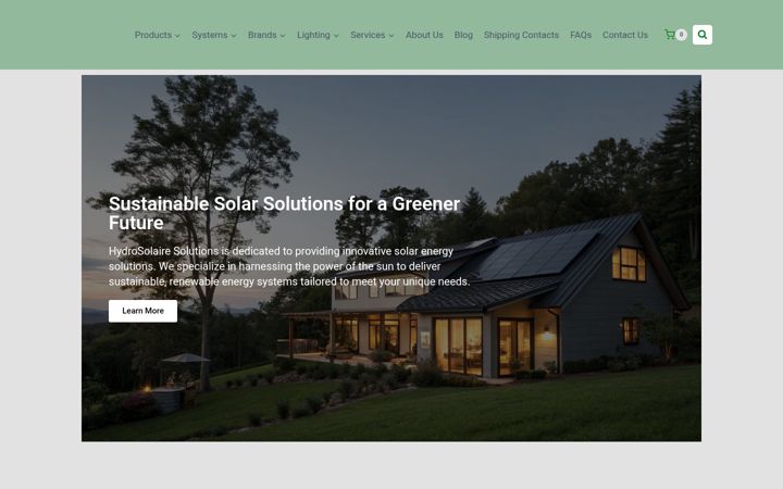 Screenshot of hydrosolar-slt.com