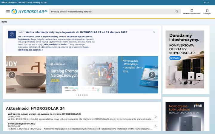 Screenshot of hydrosolar24.com.pl