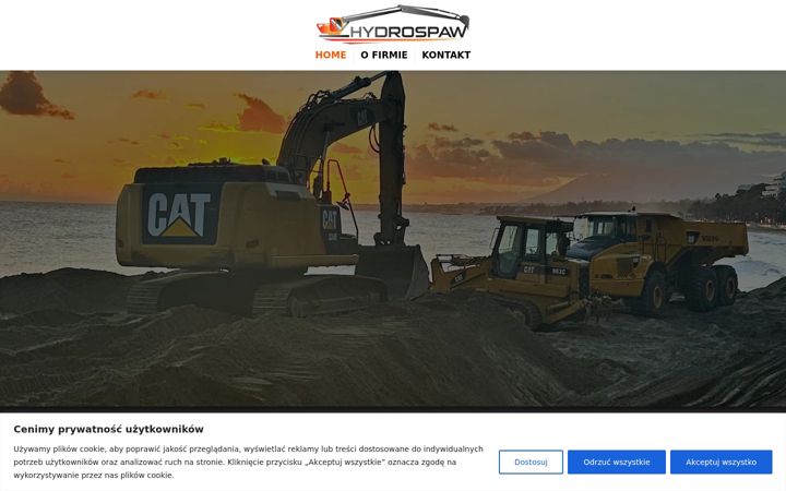 Screenshot of hydrospaw.com.pl