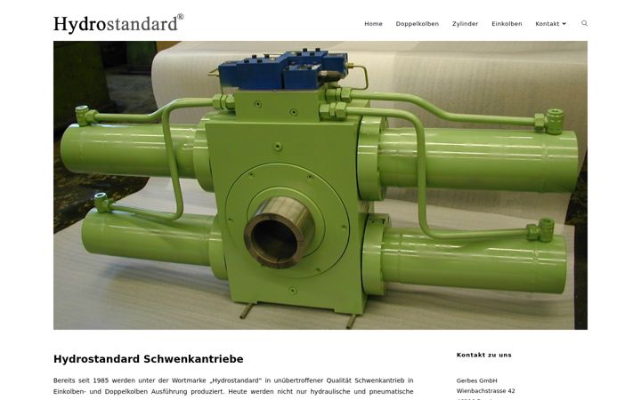 Screenshot di hydrostandard.de