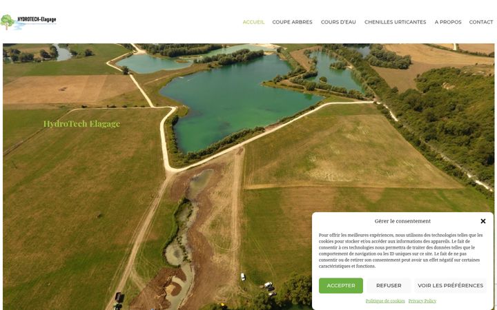 Capture d'écran de hydrotech-elagage.com