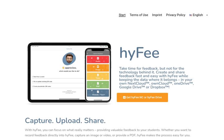 Screenshot of hyfee.de