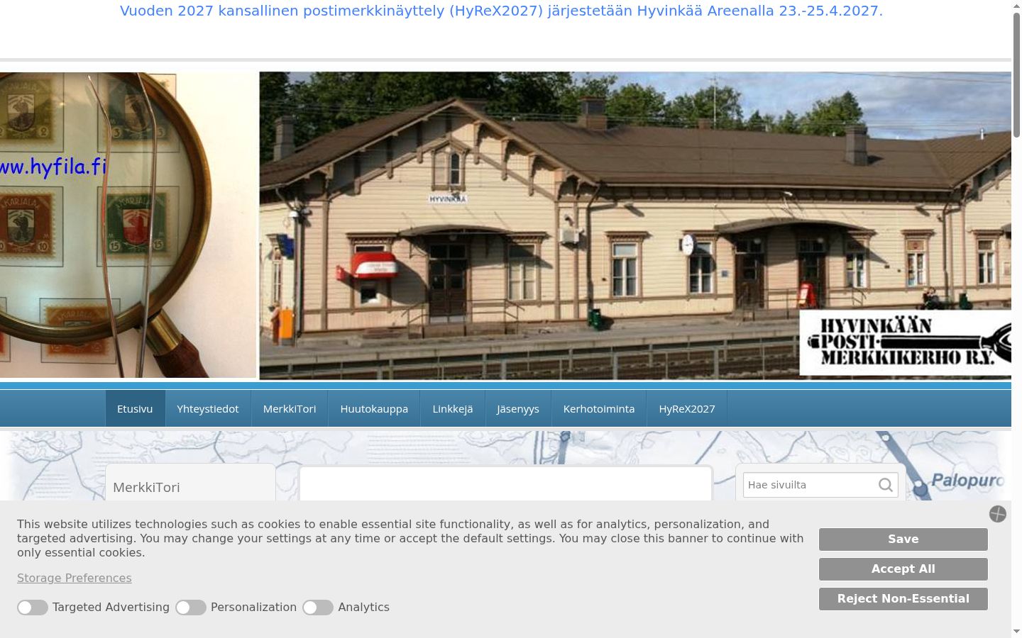 Zrzut ekranu banera zgody wyświetlanego przed jakąkolwiek interakcją