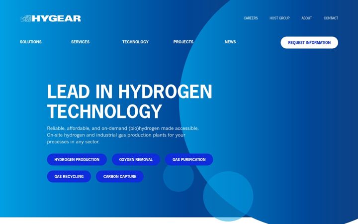 Screenshot of hygear.com