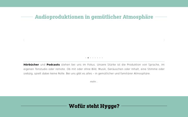 Screenshot di hygge-audio.de