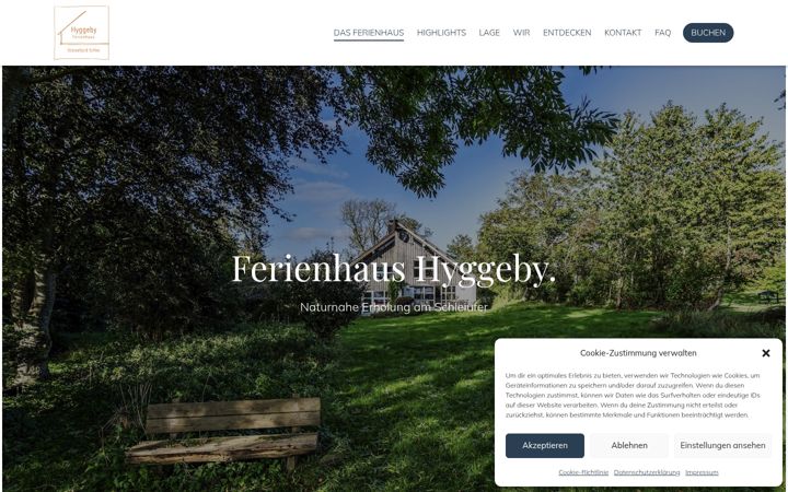 Screenshot of hyggeby.de