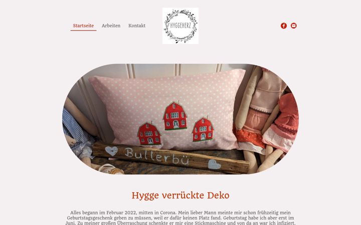 Screenshot of hyggeherz.de
