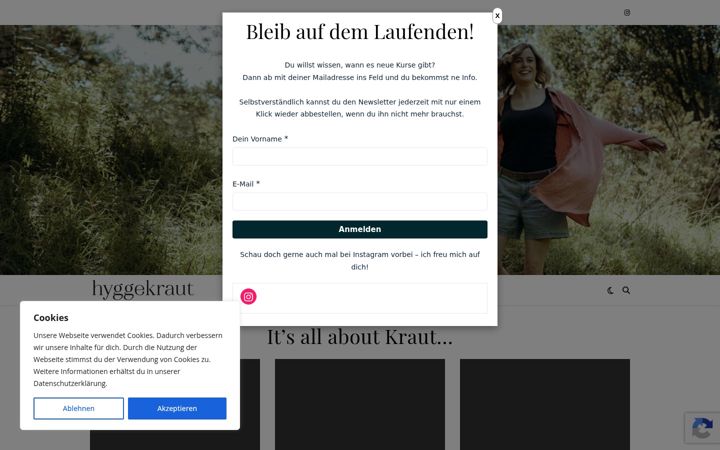 Screenshot di hyggekraut.de