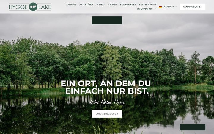 Screenshot of hyggelake.com