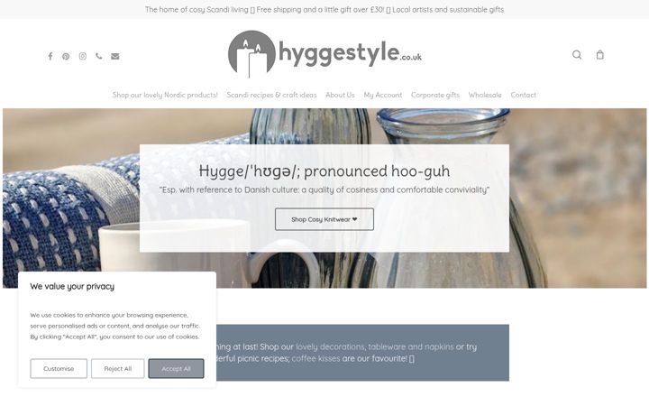 Screenshot of hyggestyle.co.uk