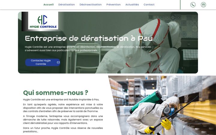 Screenshot of hygie-controle.fr