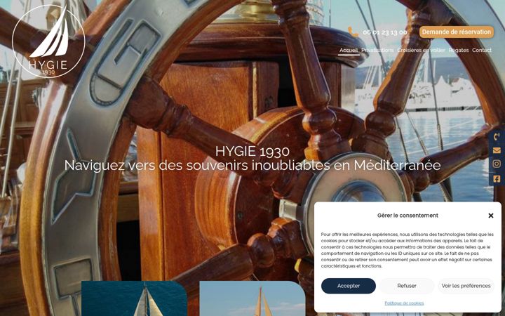 Screenshot of hygie1930.com