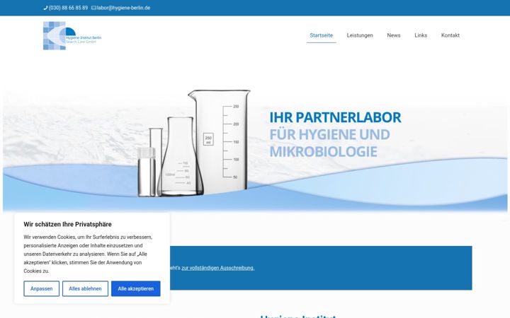 Snímek obrazovky hygiene-berlin.de