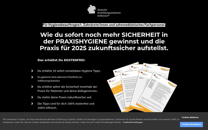 Screenshot di hygiene-dfa-heilwesen.de