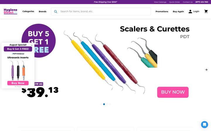 Screenshot of hygiene-direct.com