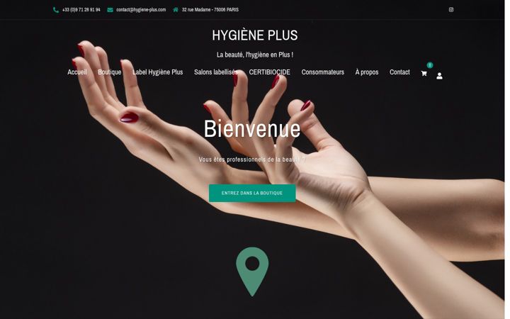 Screenshot of hygiene-plus.com