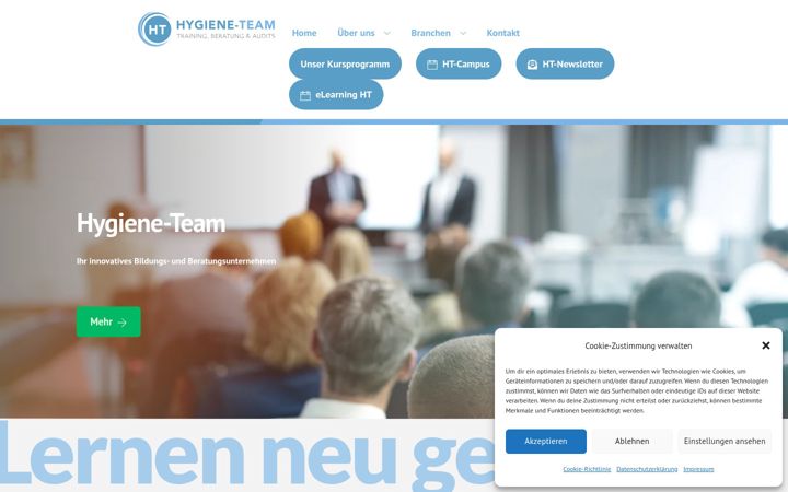 Snímek obrazovky hygiene-team.de