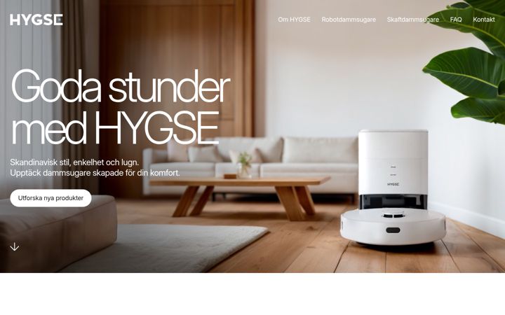 Screenshot of hygse.se