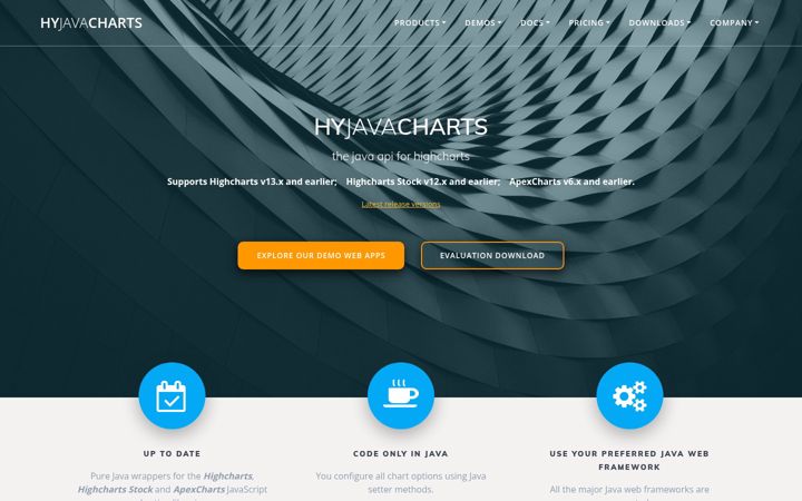 Screenshot of hyjavacharts.com